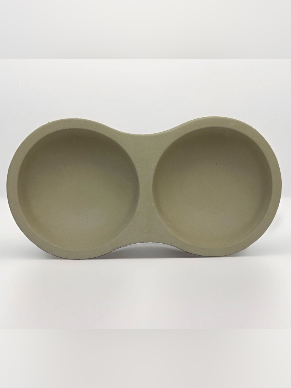 🥚 NEW Pampered Chef Stoneware Microwave Double Egg Cooker Bowl Baker #2202 🥚